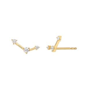 18k gold plated constellation earrings